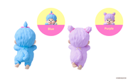 HIPPERS Monchhichi COLORS: Wink Series F8